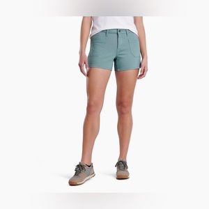 a new day chorts for women size 14 color Light blue new